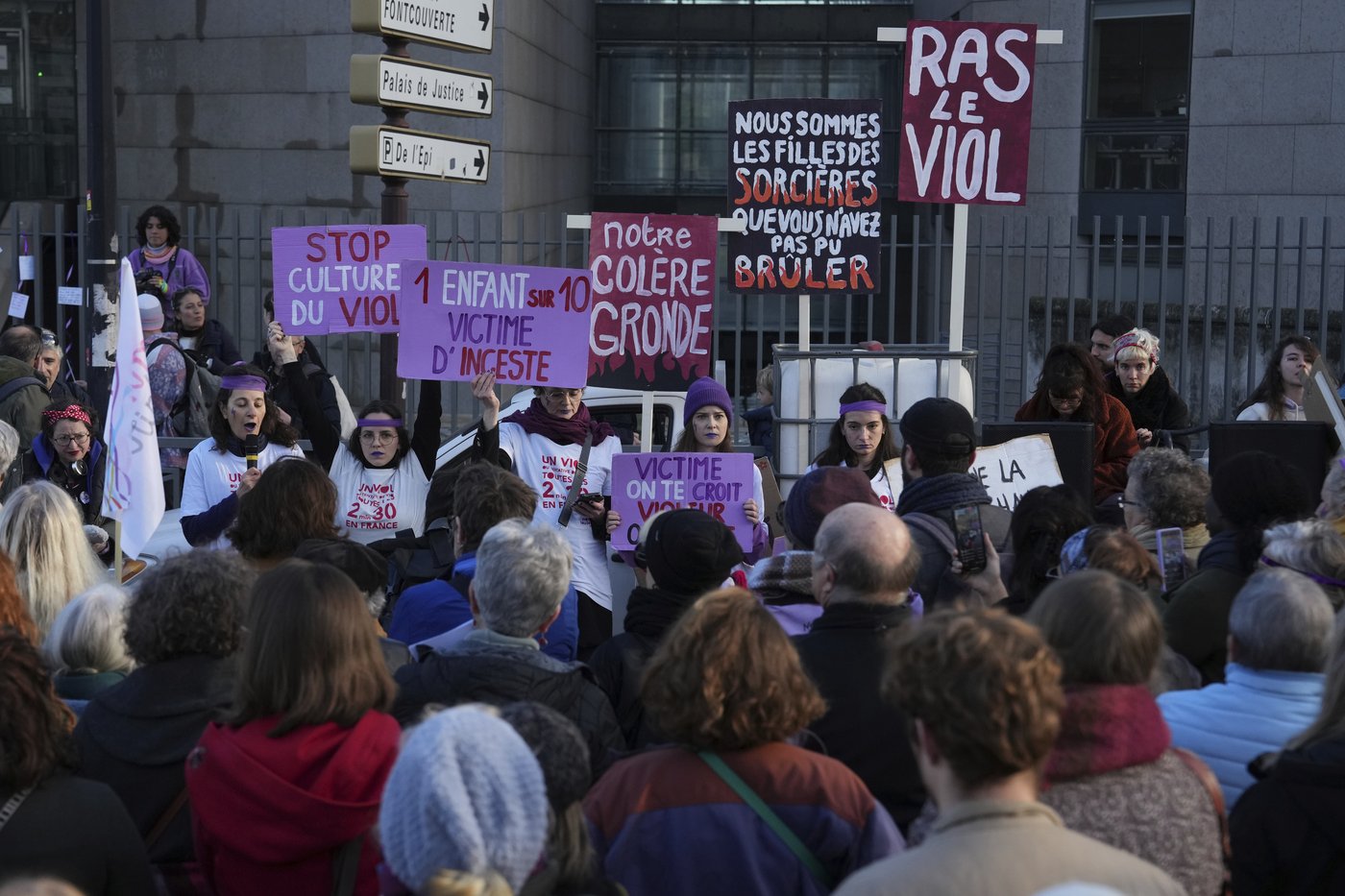 Women's right activists rally in France ahead of Gisèle Pelicot's rape trial verdict | iNFOnews.ca