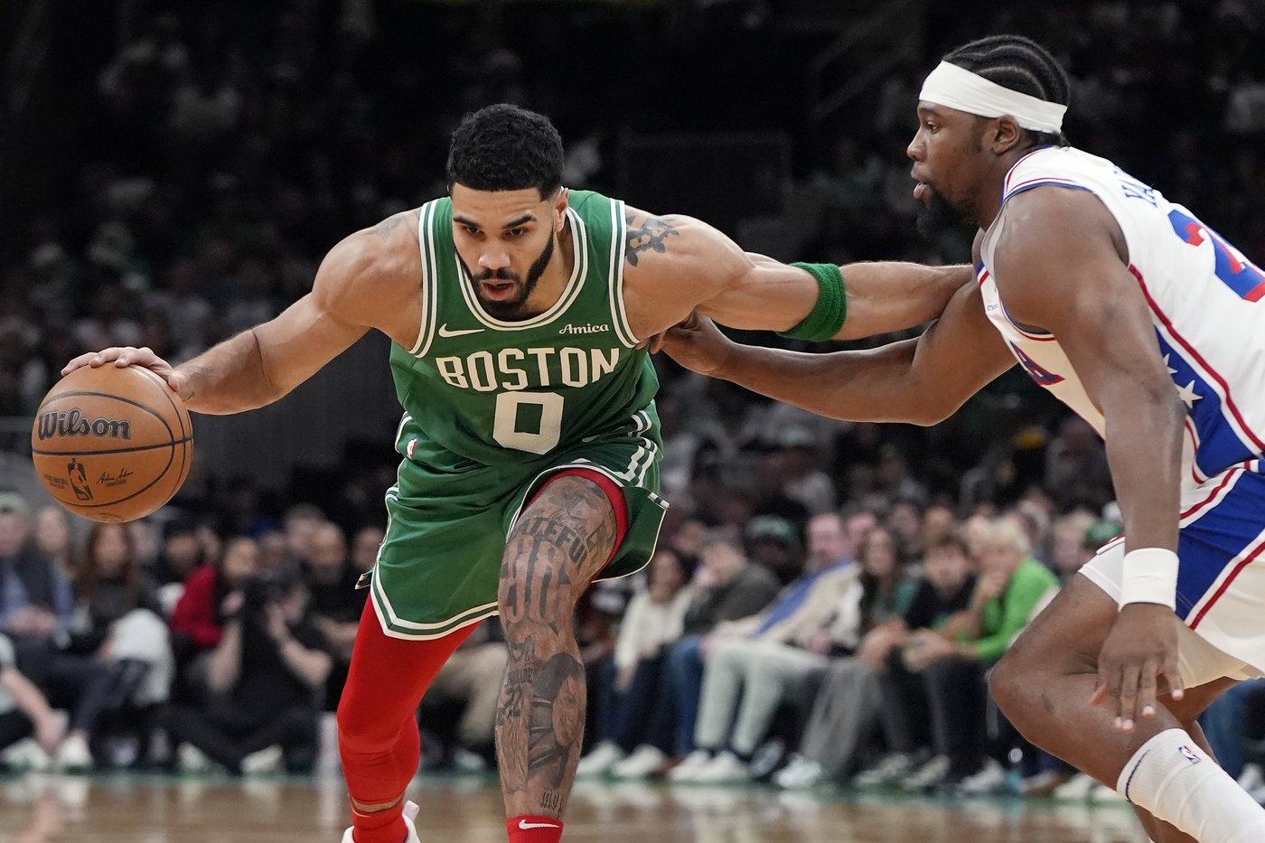 Embiid shakes off pregame fall, leads Sixers to 118-114 win over Celtics | iNFOnews.ca Embiid shakes off pregame fall, leads Sixers to 118-114 win over Celtics | iNFOnews.ca