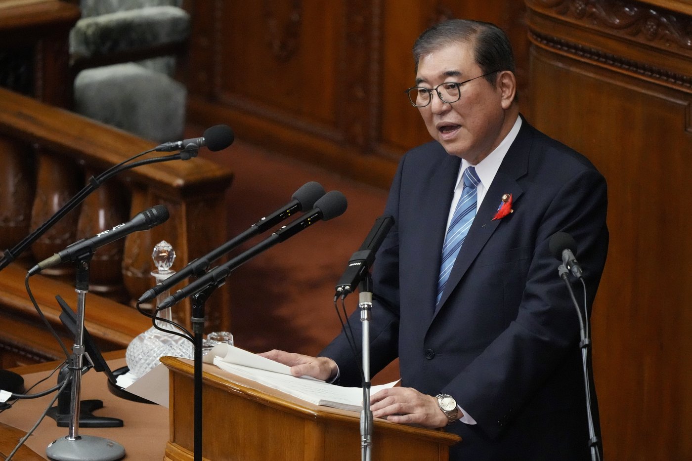 Japan's new leader expresses regret for governing party slush fund scandal, vows stronger defense | iNFOnews.ca Japan's new leader expresses regret for governing party slush fund scandal, vows stronger defense | iNFOnews.ca