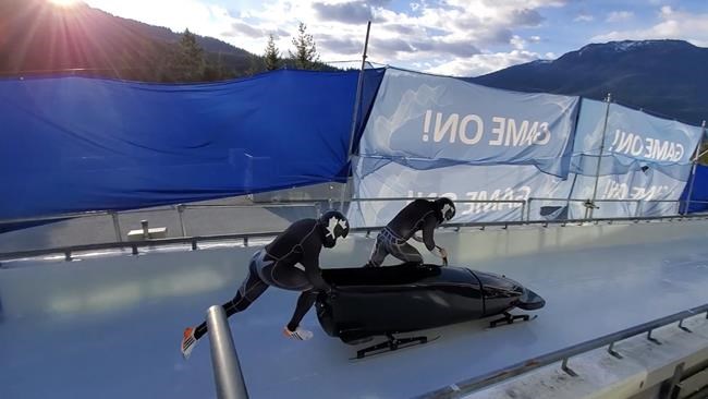 Sliding into a new sport: CFLers turn to bobsled after football season wiped out | iNFOnews.ca Sliding into a new sport: CFLers turn to bobsled after football season wiped out | iNFOnews.ca