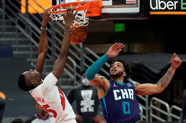 Boucher has 25 points, 10 boards in Raptors' 111-108 win over Charlotte | iNFOnews.ca CP2032992020
