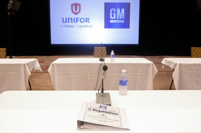 GM Canada announces tentative deal for $1 billion electric vehicle plant in Ontario | iNFOnews.ca CP63715930