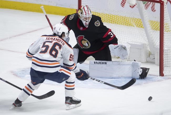Veteran goaltender Mike Smith impressive in first start of the season for the Oilers | iNFOnews.ca