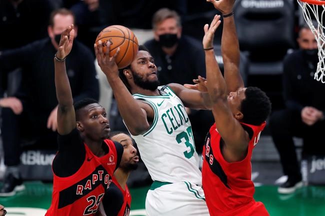 Ojeleye scores 24 points to lead Celtics to 120-106 win over tired Raptors | iNFOnews.ca