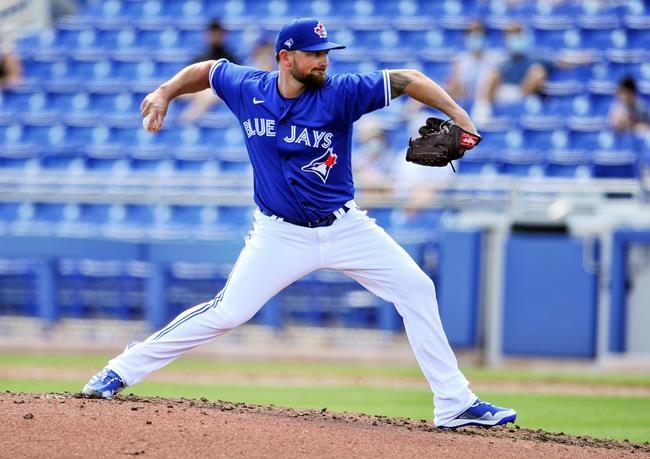 Toronto Blue Jays reliever Kirby Yates sidelined with arm injury | iNFOnews.ca CP1173484840