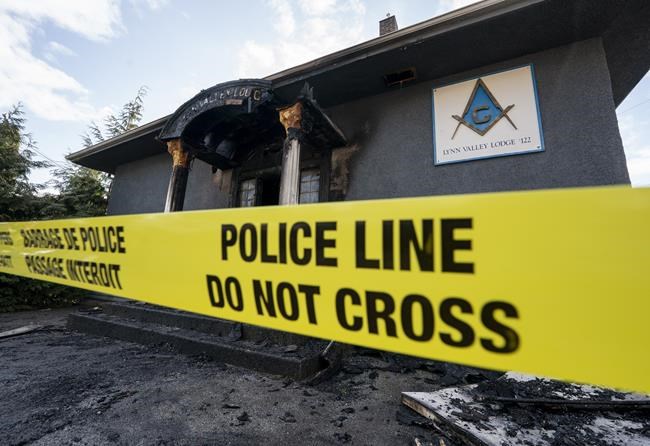 Man charged after Vancouver Masonic hall fire, two fires remain under investigation | iNFOnews.ca