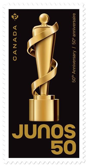 Canada Post issues commemorative Juno Awards stamp for golden anniversary | iNFOnews.ca Canada Post issues commemorative Juno Awards stamp for golden anniversary | iNFOnews.ca