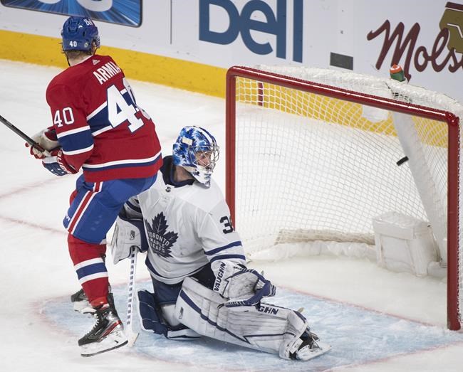 Goal Caufield: Rookie sniper scores his 2nd straight OT winner as Habs edge Leafs 3-2 | iNFOnews.ca CP1127040625