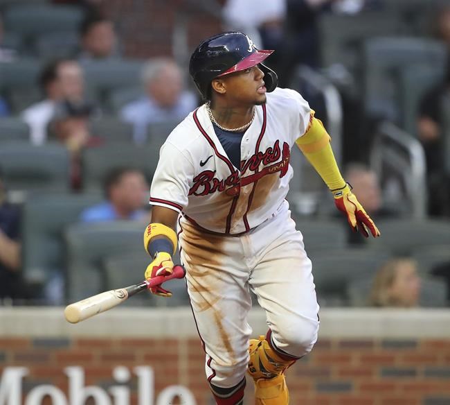 Guerrero homers, Blue Jays rally past indecisive Braves 5-3 | iNFOnews.ca Guerrero homers, Blue Jays rally past indecisive Braves 5-3 | iNFOnews.ca