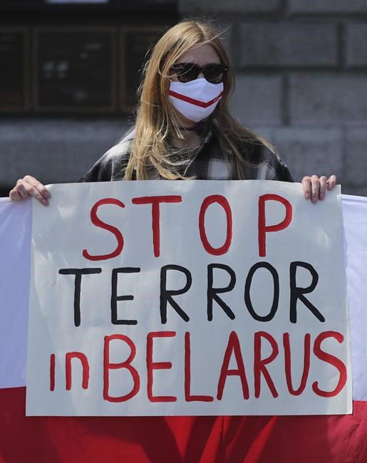 Belarusians abroad protest repression in homeland | iNFOnews.ca