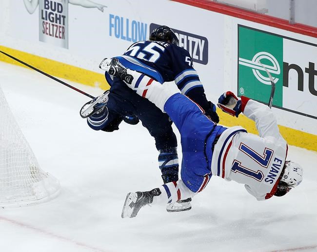 Jets' Scheifele says family bullied after heavy hit on Montreal's Evans | iNFOnews.ca