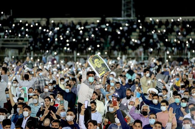 Iran judiciary chief stages 1st campaign rally despite virus | iNFOnews.ca Iran judiciary chief stages 1st campaign rally despite virus | iNFOnews.ca