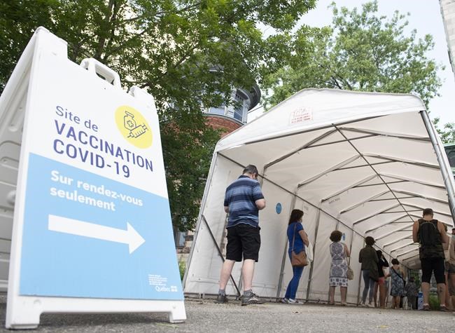 A look at COVID-19 vaccinations in Canada on June 20, 2021 | iNFOnews.ca CP311758474
