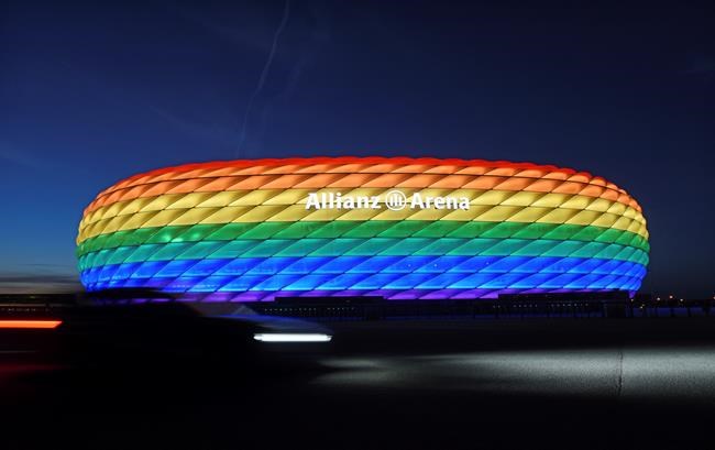 UEFA declines Munich application for rainbow-colored stadium | iNFOnews.ca CP623276198