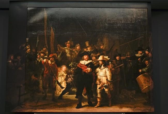 Rembrandt's huge 'Night Watch' gets bigger thanks to AI | iNFOnews.ca CP2001511854