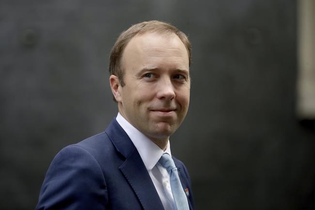UK health minister admits virus rules breach with embrace | iNFOnews.ca
