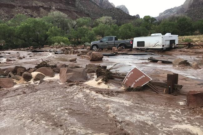 Crews cleaning up after Zion National Park flash flood | iNFOnews.ca Crews cleaning up after Zion National Park flash flood | iNFOnews.ca
