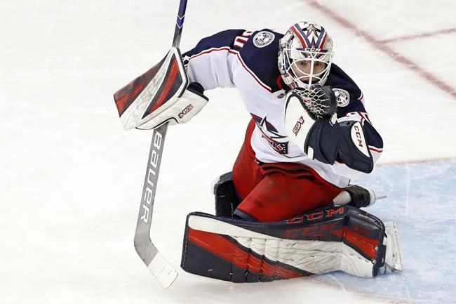 Autopsy: Columbus goalie Matiss Kivlenieks died of chest trauma | iNFOnews.ca CP651443683