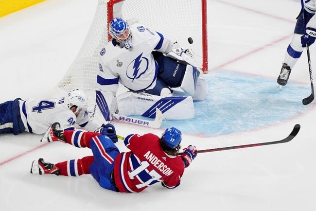 Anderson scores in OT, Canadiens beat Lightning to stay alive in Stanley Cup final | iNFOnews.ca Anderson scores in OT, Canadiens beat Lightning to stay alive in Stanley Cup final | iNFOnews.ca