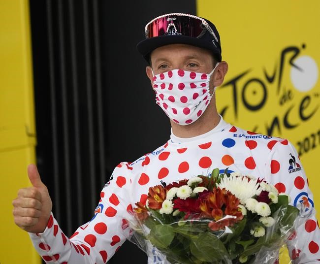 Canadian Michael Woods earns King of the Mountain honours at Tour de France | iNFOnews.ca CP684680699