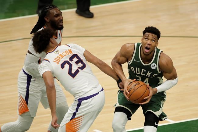 Bucks blowout: Giannis has 41, Suns' NBA Finals lead now 2-1 | iNFOnews.ca