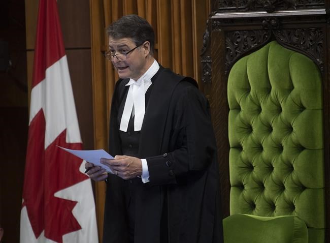 Government interfering with 'exclusive jurisdiction' of House, Speaker tells court | iNFOnews.ca