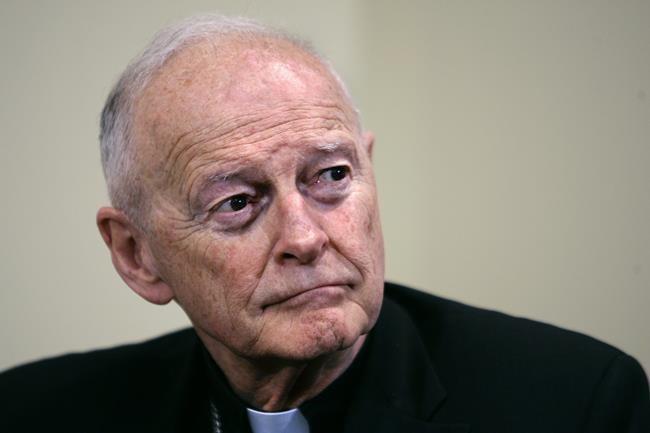 Ex-Cardinal McCarrick charged with sexually assaulting teen | iNFOnews.ca