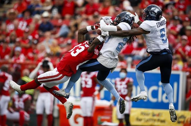 Bede's late field goal gives Argonauts 23-20 victory over Stampeders | iNFOnews.ca