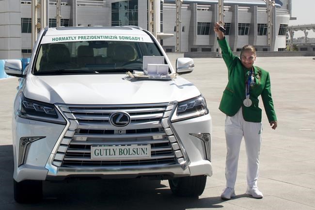 Turkmenistan lauds its first Olympic medalist | iNFOnews.ca Turkmenistan lauds its first Olympic medalist | iNFOnews.ca