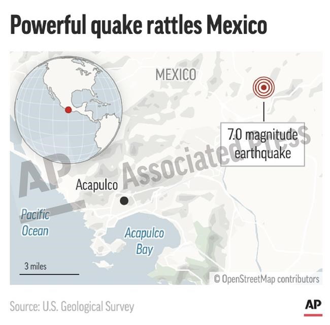 Cleanup begins in Acapulco after strong earthquake | iNFOnews.ca