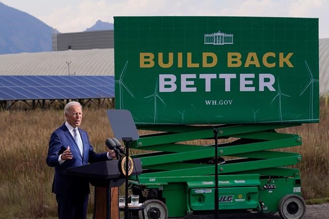 Biden pitches spending plan as key to fight climate change | iNFOnews.ca