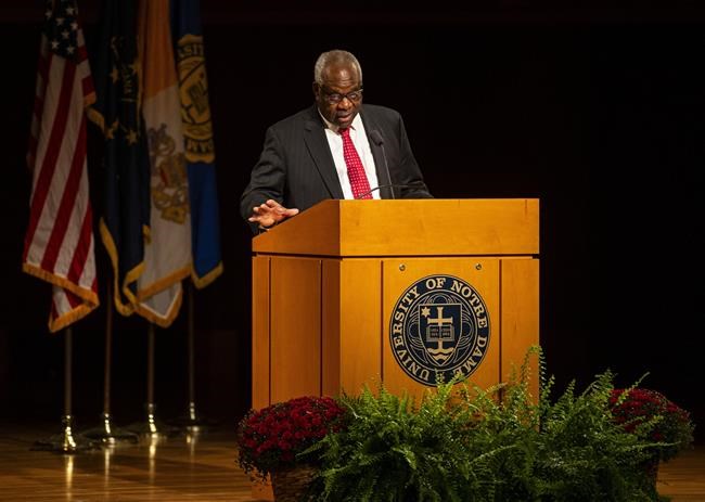 Clarence Thomas criticizes judges for veering into politics | iNFOnews.ca