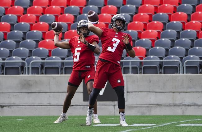 Both Ottawa Redblacks and Edmonton Elks to start rookie quarterbacks in CFL clash | iNFOnews.ca