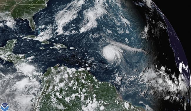 Hurricane Sam swirling over Atlantic with Category 4 winds | iNFOnews.ca Hurricane Sam swirling over Atlantic with Category 4 winds | iNFOnews.ca
