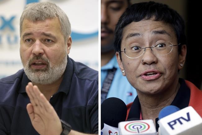 Media groups welcome 2021 Nobel Peace Prize for journalists | iNFOnews.ca