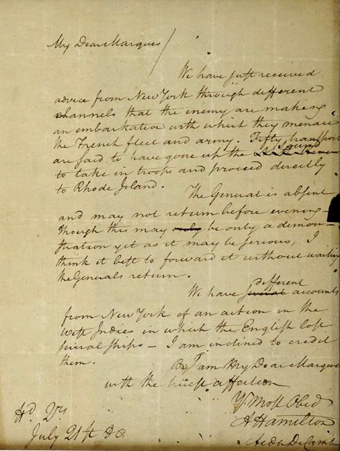 Alexander Hamilton letter at center of legal fight returned | iNFOnews.ca Alexander Hamilton letter at center of legal fight returned | iNFOnews.ca