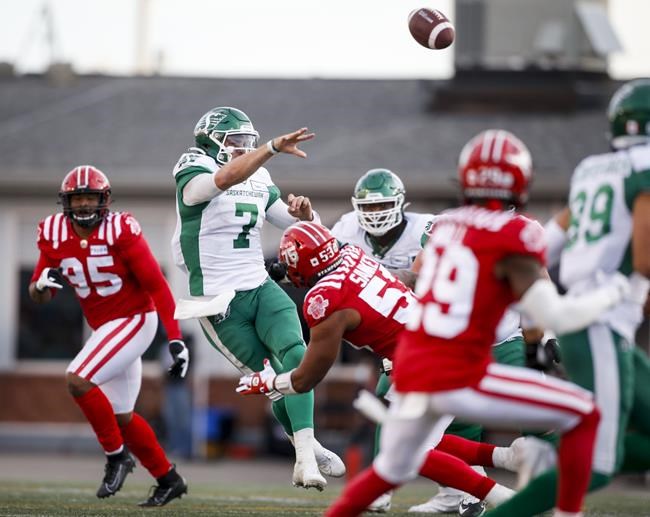 Saskatchewan Roughriders want a win in third straight meeting with Calgary Stampeders | iNFOnews.ca