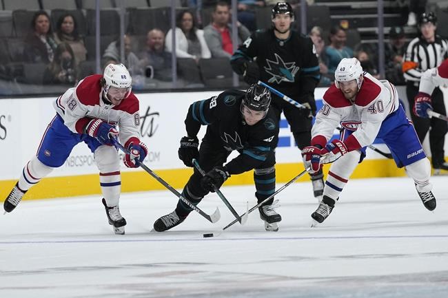 Allen earns SO, Canadiens end lengthy skid in San Jose 4-0 | iNFOnews.ca