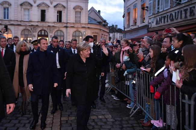 France bids 'adieu' to Merkel, awards her Legion of Honor | iNFOnews.ca France bids 'adieu' to Merkel, awards her Legion of Honor | iNFOnews.ca
