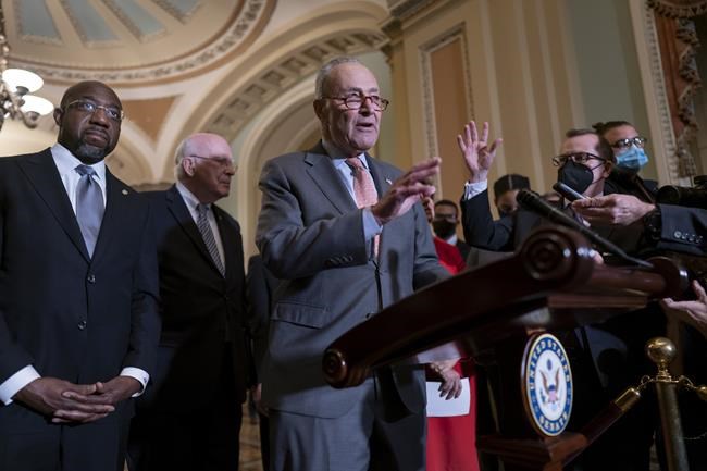 Senate Dems push new voting bill, and again hit GOP wall | iNFOnews.ca