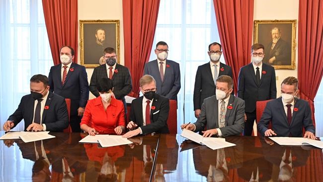 Parties sign power-sharing deal to form new Czech government | iNFOnews.ca