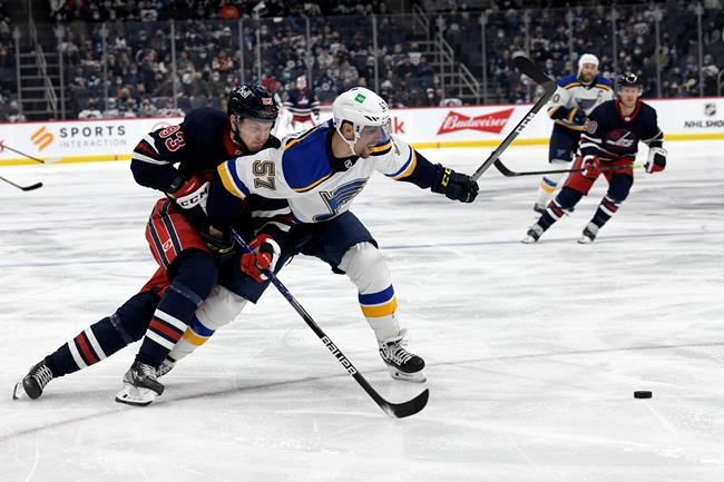 O'Reilly scores in shootout to lift Blues to 3-2 victory over Jets | iNFOnews.ca
