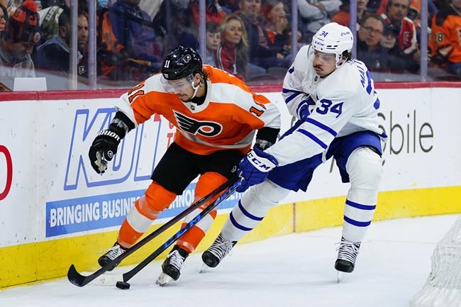 Nylander, Campbell lead Maple Leafs to 3-0 win over Flyers | iNFOnews.ca CP600884199