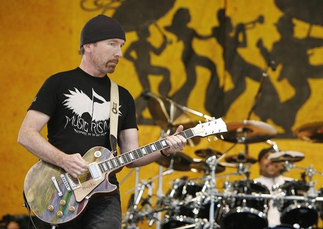 U2's Edge leading rock memorabilia sale to help musicians | iNFOnews.ca U2's Edge leading rock memorabilia sale to help musicians | iNFOnews.ca