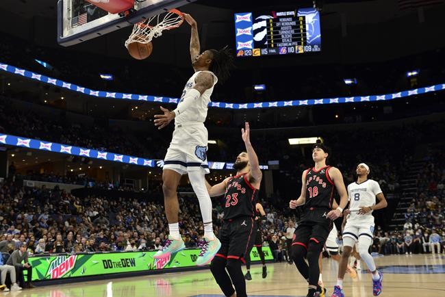 Gary Trent Jr. keys late rally, Raptors beat Grizzlies | iNFOnews.ca Gary Trent Jr. keys late rally, Raptors beat Grizzlies | iNFOnews.ca
