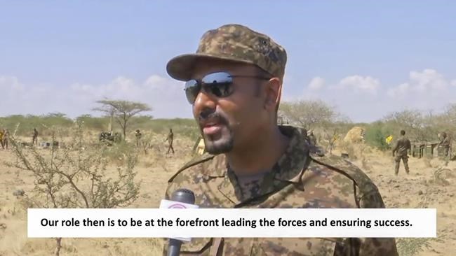 State-affiliated TV says Ethiopia's PM is at the battlefront | iNFOnews.ca State-affiliated TV says Ethiopia's PM is at the battlefront | iNFOnews.ca