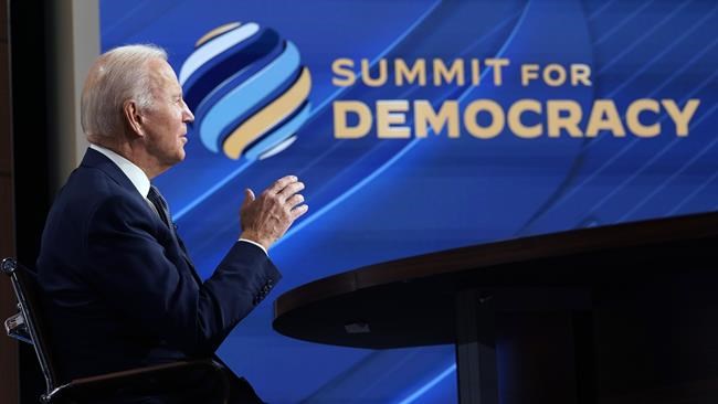 Biden opens Summit for Democracy: 'We stand at an inflection point in our history' | iNFOnews.ca