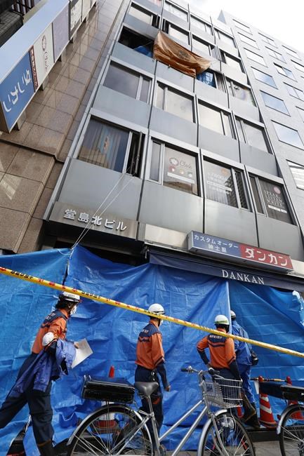 Japan police search house of man linked to deadly Osaka fire | iNFOnews.ca Japan police search house of man linked to deadly Osaka fire | iNFOnews.ca