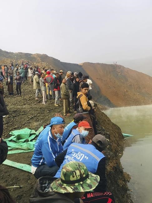 Landslide in Myanmar mining area leaves dozens missing | iNFOnews.ca