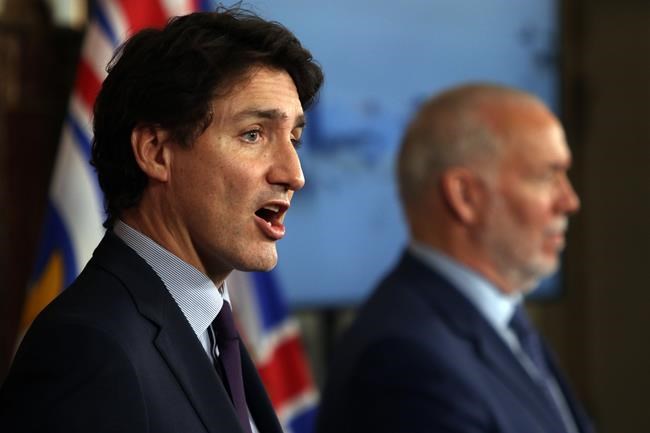 Trudeau, Horgan discuss Omicron response, B.C. flooding rebuilding efforts | iNFOnews.ca Trudeau, Horgan discuss Omicron response, B.C. flooding rebuilding efforts | iNFOnews.ca